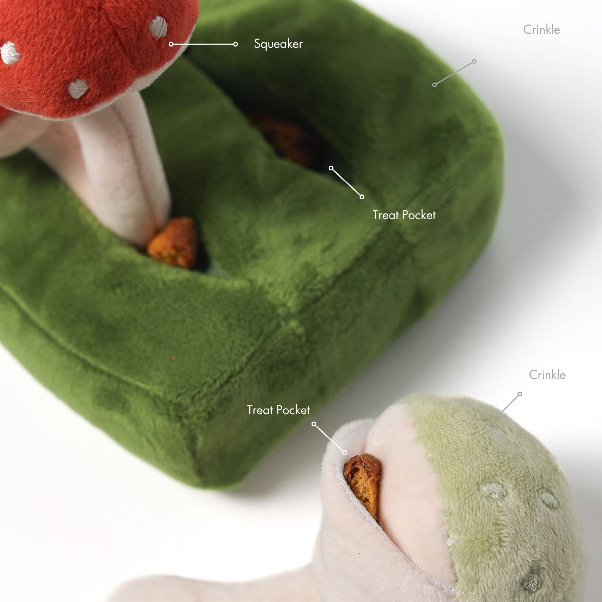 Forest Mushroom Nosework Toy