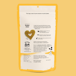 Turmeric + Anchovy Whole Food Dog Treat for Mobility