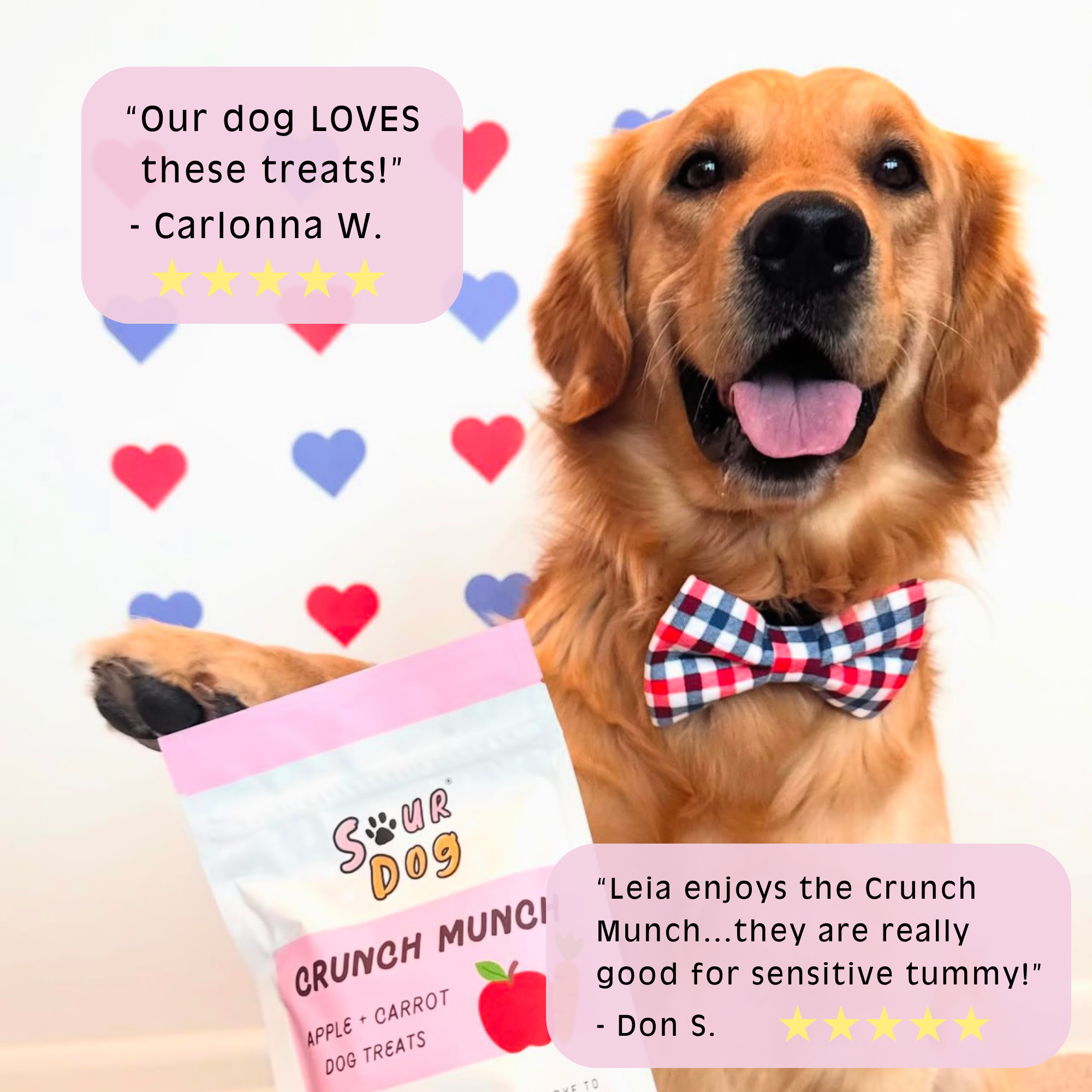 Apple & Carrot Sourdough Dog Treats