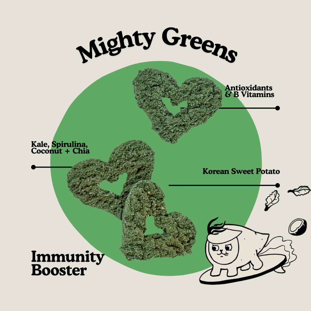 Spirulina + Coconut Whole Food Dog Treat for Immunity