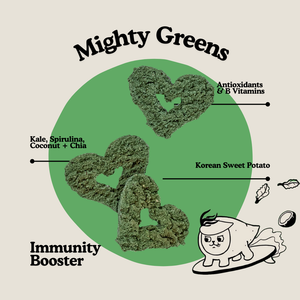 Spirulina + Coconut Whole Food Dog Treat for Immunity