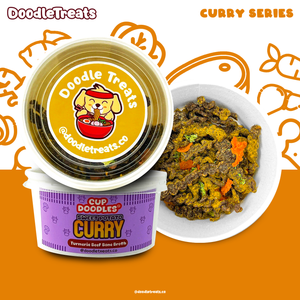 Sweet Potato "Curry" Beef Cup Noodles for Dogs/Cats