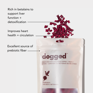 Freeze dried beets topper