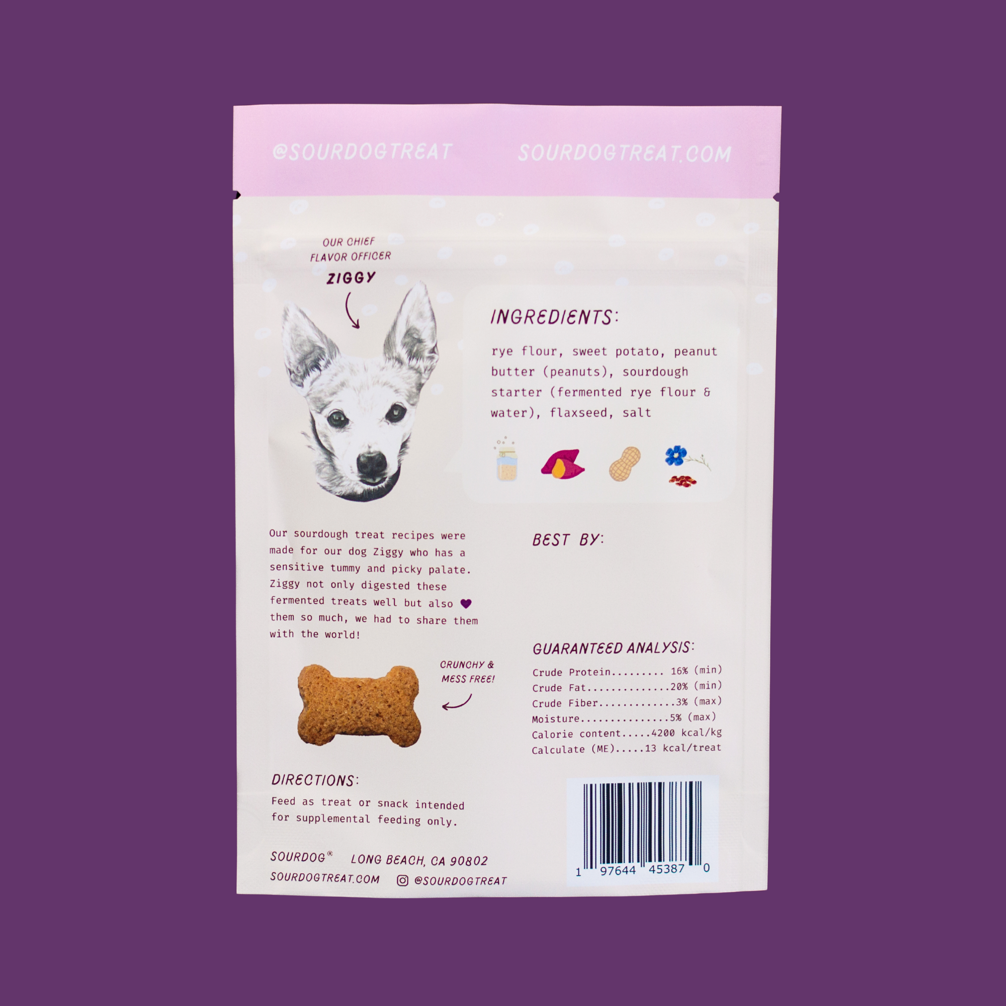 Sweet Potato Sourdough Dog Treats
